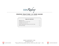 Proper Fraction 2.0 User Guide