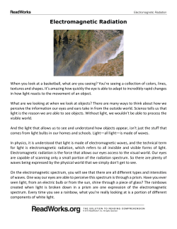 Electromagnetic Radiation - Reading Community Schools