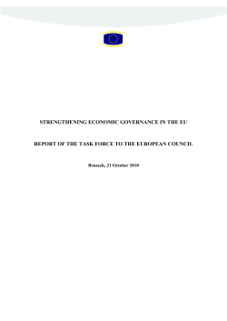 strengthening economic governance in the eu report of the task