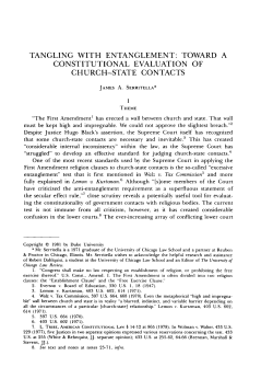 Tangling With Entanglement - Duke Law Scholarship Repository
