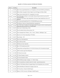 Appendix A to Purchase Agreement with Historical