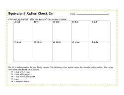 Find two equivalent ratios for each of the numbers below: