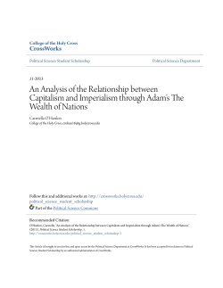 An Analysis of the Relationship between Capitalism and Imperialism