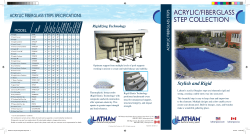 ACRYLIC FIBERGLASS STEPS