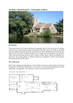 History - All Saints` Church Hartford