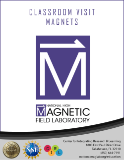 Classroom visit - Magnets - Updated August 12, 2016
