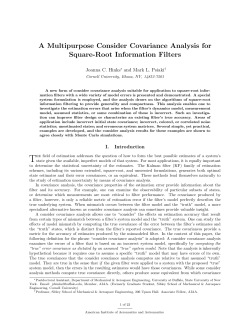 A Multipurpose Consider Covariance Analysis for Square