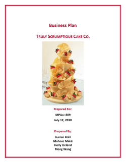 Business Plan - Edwards School of Business