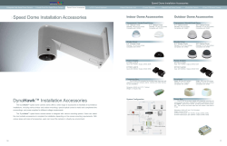 Speed Dome Installation Accessories DynaHawk™ Installation