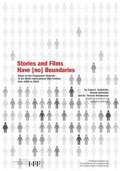 Stories and Films Have [no] Boundaries