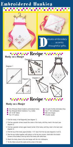 Embroidered Hankies