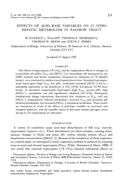 EFFECTS OF ACID-BASE VARIABLES ON IN VITRO HEPATIC
