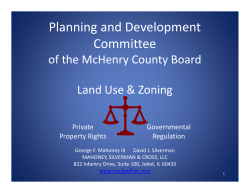 Planning and Development Committee