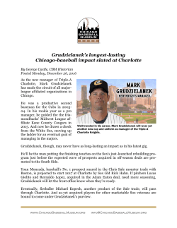 Grudzielanek`s longest-lasting Chicago