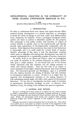 One advantage is that pollen mother cells function, in