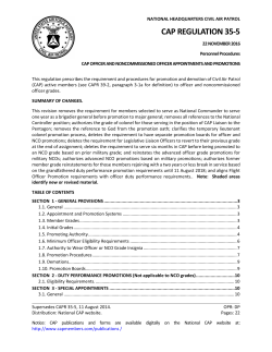 CAPR 35-5 - CAP Members