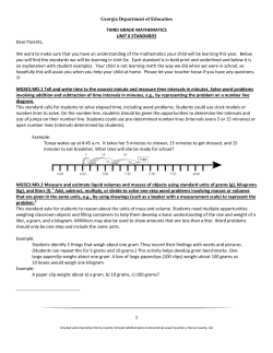 Unit 6 - Georgia Standards