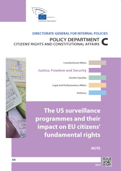 (2013), The US surveillance programmes and their impact on EU