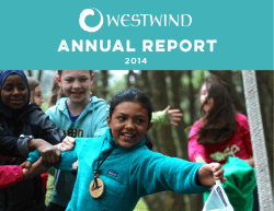 annual report - Camp Westwind