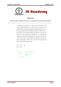 SUB: RCC AND STEEL MODULE