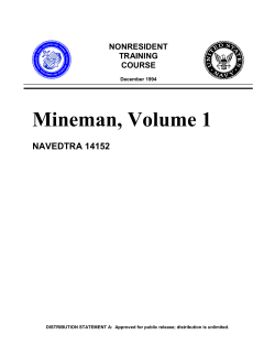 Mineman, Volume 1 - MilitaryNewbie.com