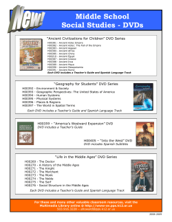 Middle School Social Studies