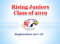 Class of 2017 - St Lucie County School Sites