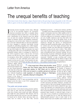 The unequal benefits of teaching