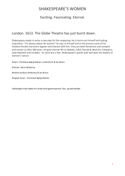 SHAKESPEARE`S WOMEN
