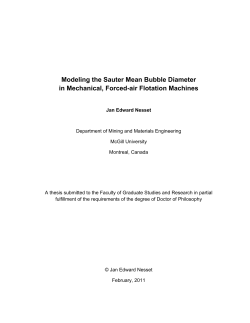 Modeling the Sauter Mean Bubble Diameter in