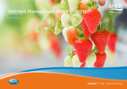 Fruit, vines and hops