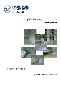 Sample Protocol Deacidification