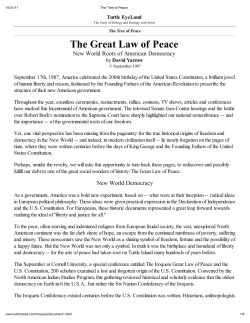 The Great Law of Peace - Decolonize North America