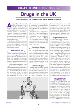 Drugs in the UK - Independence Educational Publishers