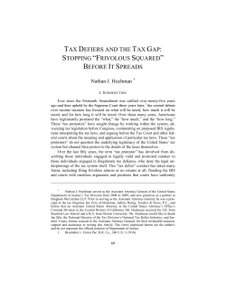 LOBBYING AND CAMPAIGN FINANCE: SEPARATE AND TOGETHER