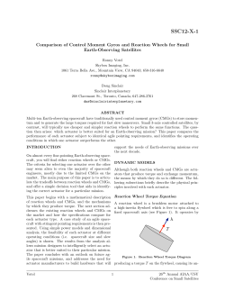 Comparison of control moment gyros and reaction wheels for small