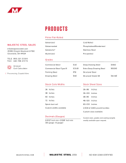 products - Majestic Steel