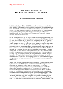the sepoy mutiny - McElhiney Family Genealogy