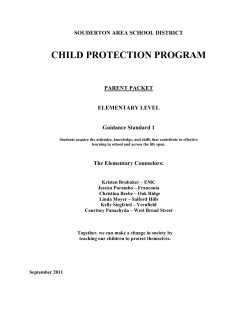 child protection program - Souderton Area School District