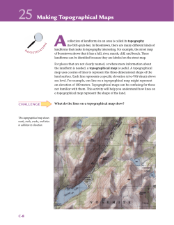 25 Making Topographical Maps