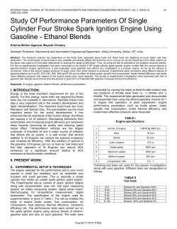 Study Of Performance Parameters Of Single Cylinder Four