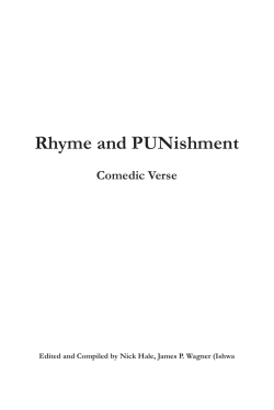Rhyme and PUNishment
