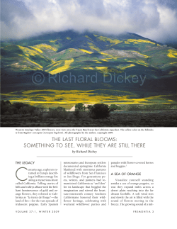 the last floral blooms - California Native Plant Society