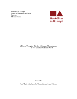 University of Akureyri School of Humanities and Social