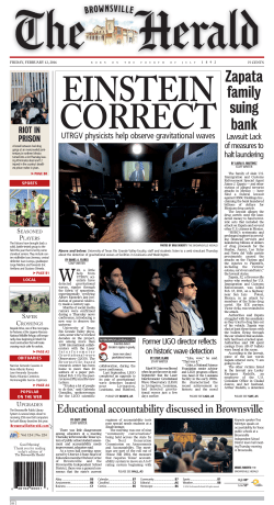 Brownsville Herald - University of Texas Rio Grande Valley