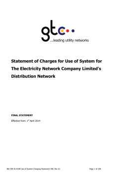 BK-CSR-IG-0108 Use of System Charging Statement