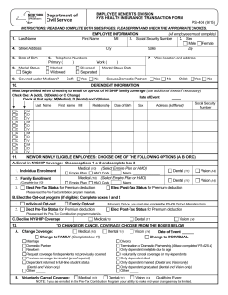 EMPLOYEE BENEFITS DIVISION NYS HEALTH