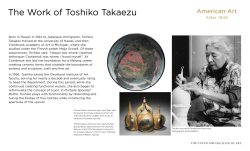 The Work of Toshiko Takaezu