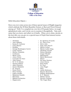 Making a difference in the world