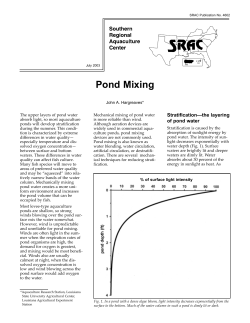 Pond Mixing - Alabama Cooperative Extension System